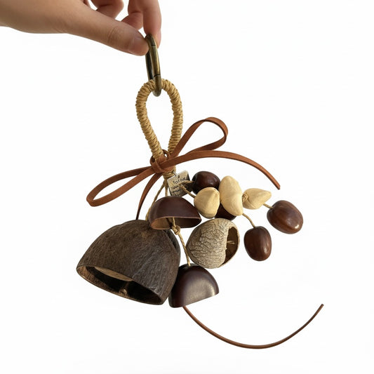 Autumn Whisper-handcrafted healing nutshell charm