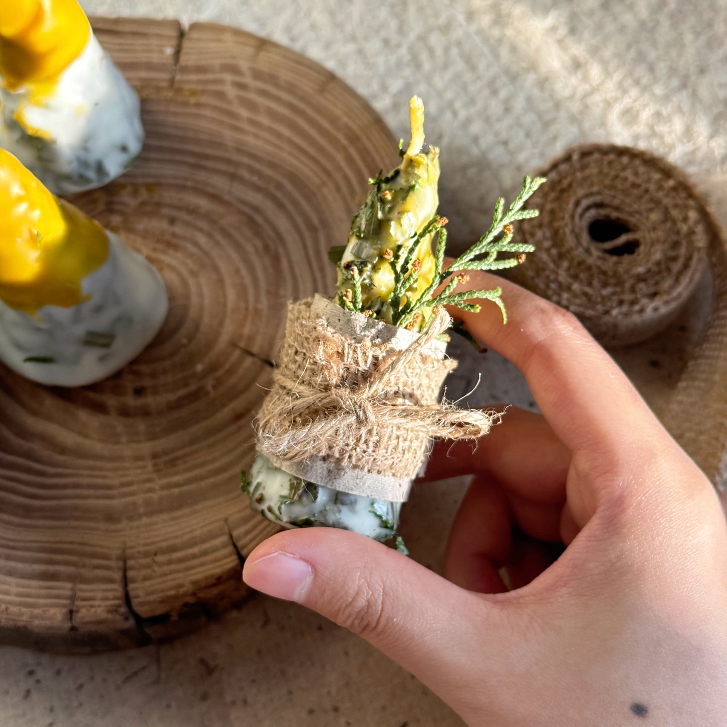 Handcrafted Sleep Witch Candle